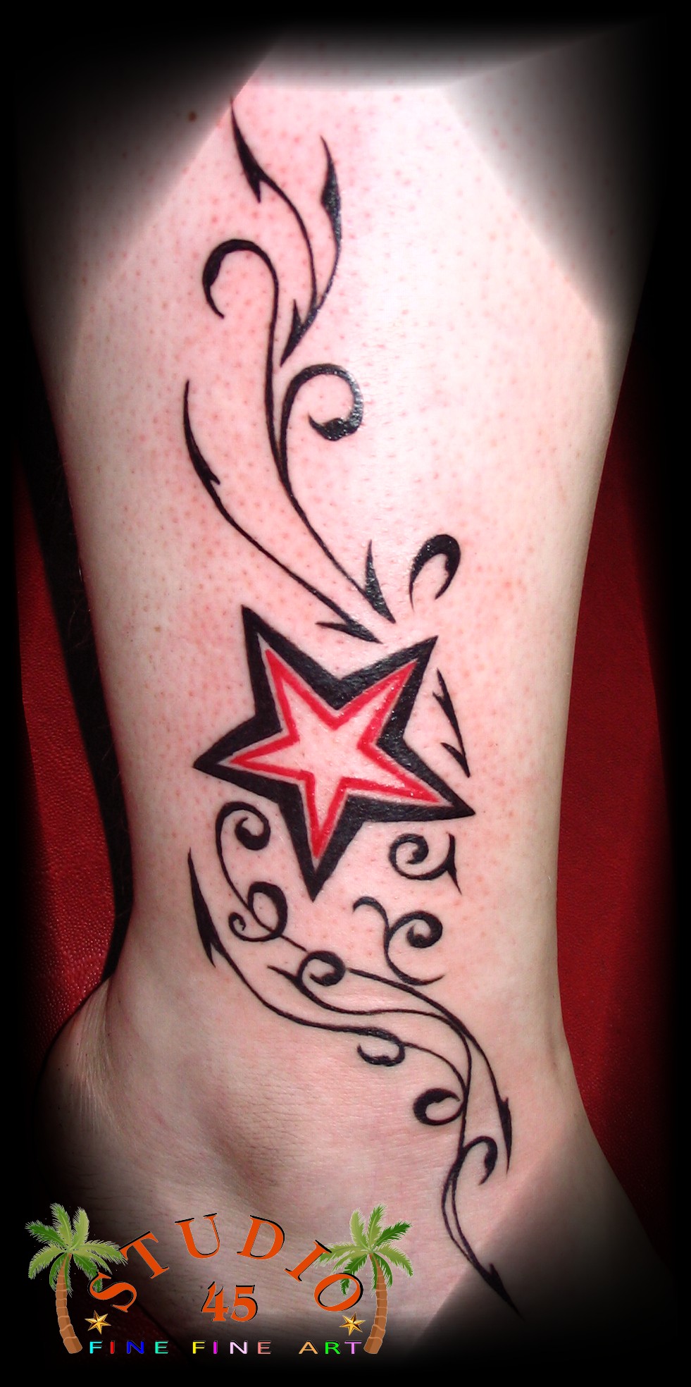 Fuss Tribal Ornament Stern Custom Tattoo STUDIO 45